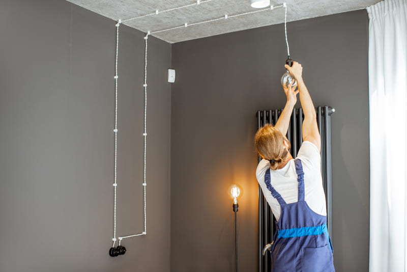 Electrical Fitting and Light Fixtures Works